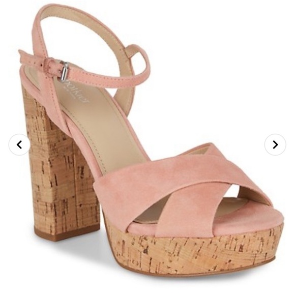 Botkier NY Plateau Suede Slingback Sandals - Picture 4 of 12